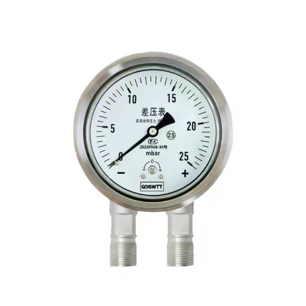 (Seismic resistant) Single diaphragm differential pressure gauge YCBF (N)